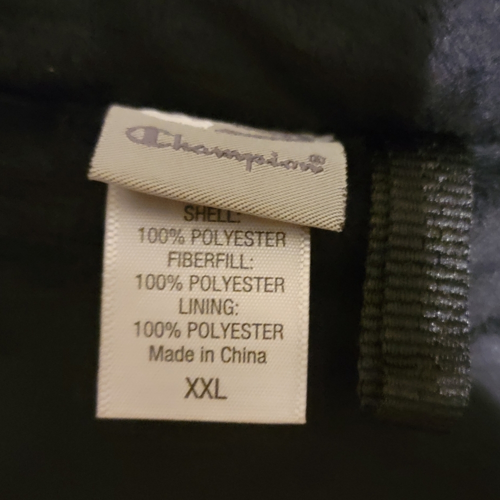 Champion Women's Long Black Puffer Coat XXL - Picture 3 of 8